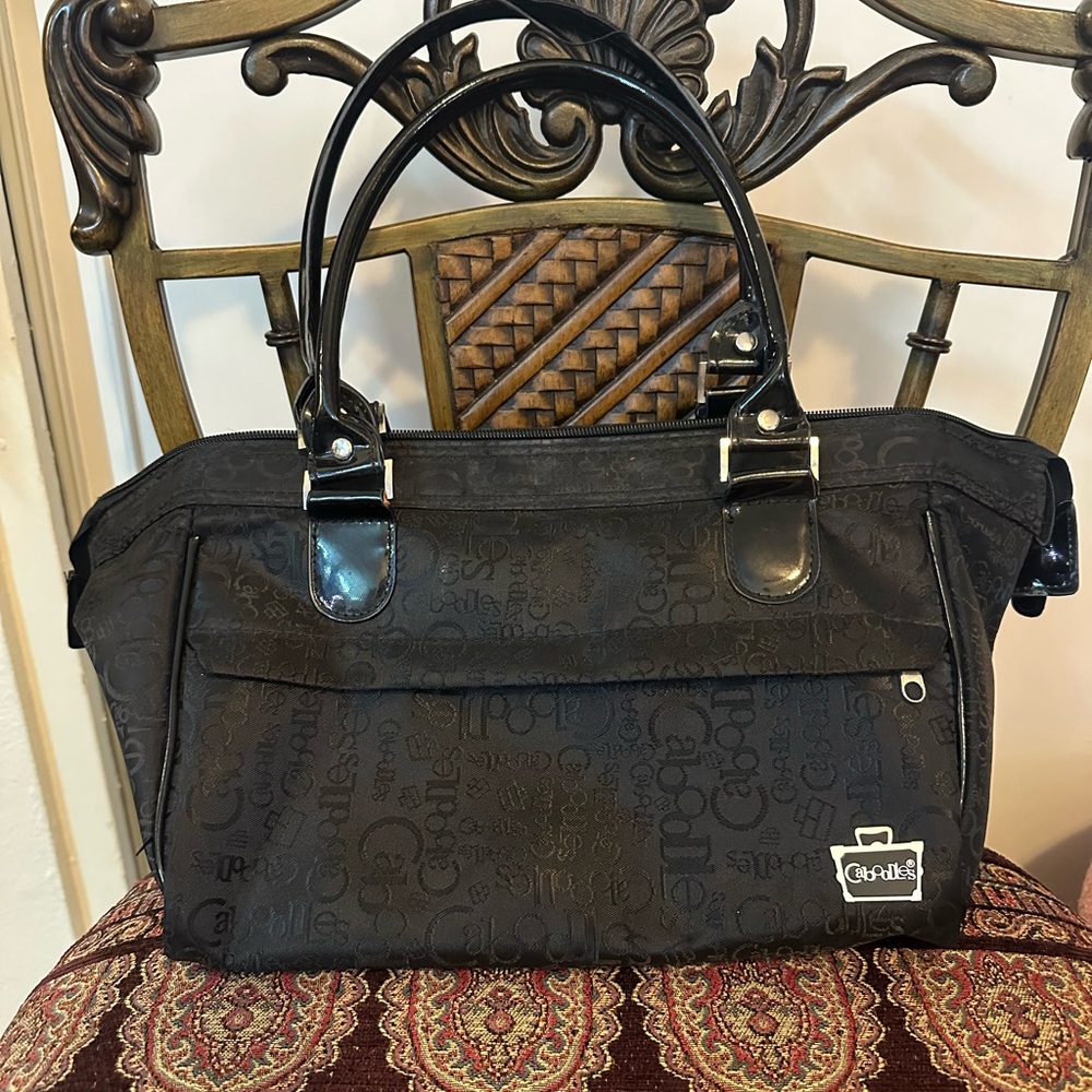 Caboodle make up bag with Silver Accents